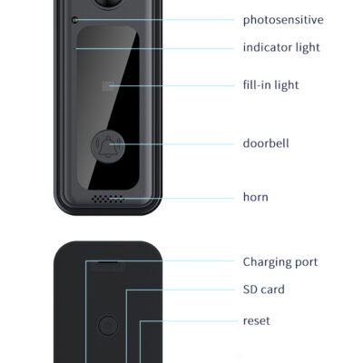 Wireless Smart Doorbell Home Low Power Wireless Wifi